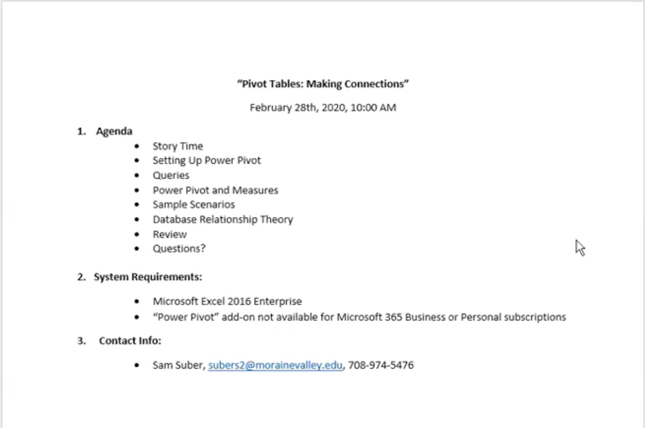 Screenshot from Video Presentation