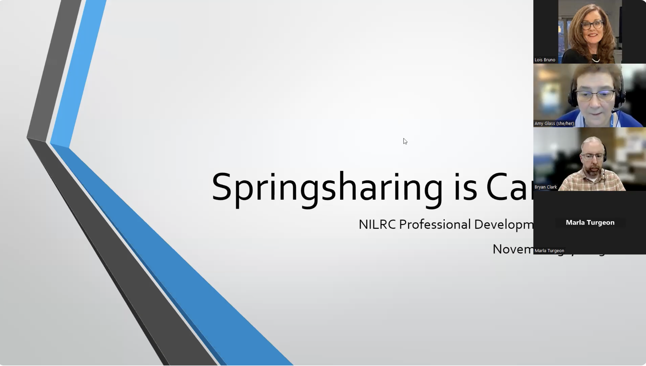 Springsharing is Caring Virtual Meeting Recording