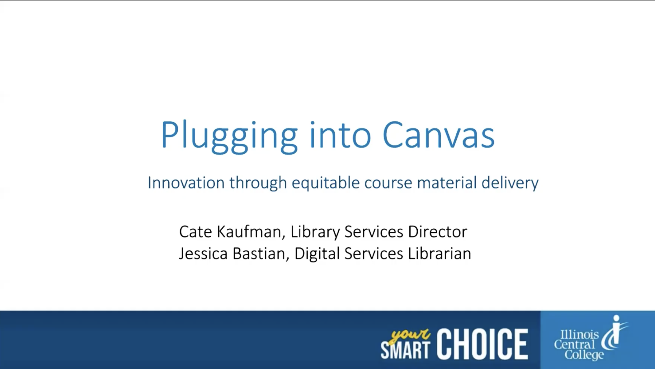 Screenshot of Video Presentation