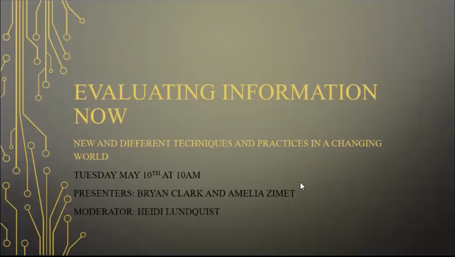 Screenshot of Video Presentation