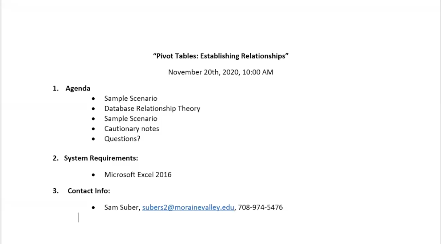 Screenshot from Video Presentation