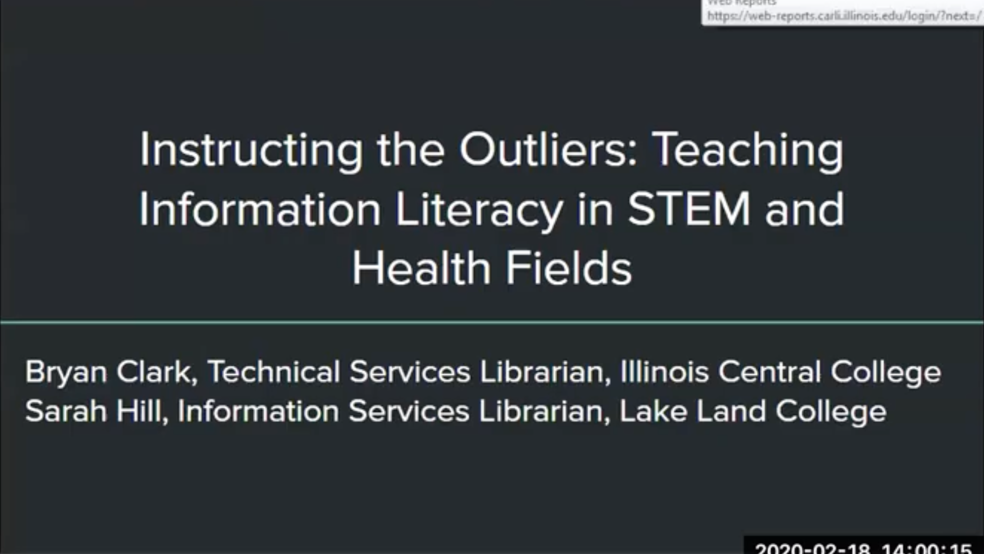 Screenshot from Video Presentation