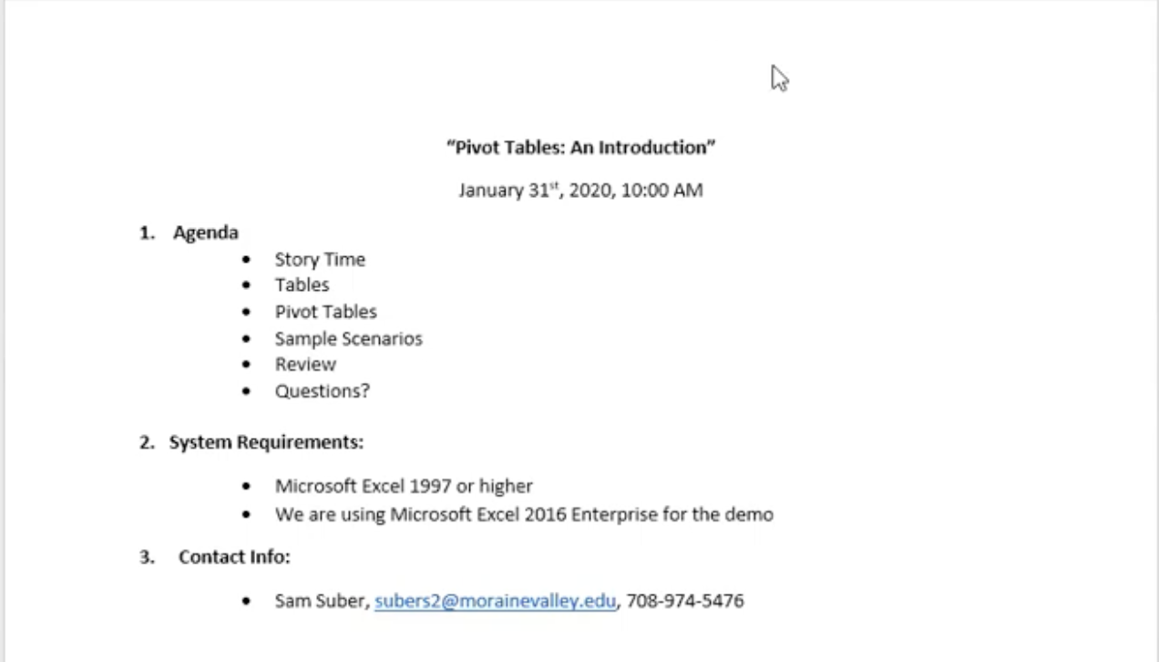 Screenshot from Video Presentation