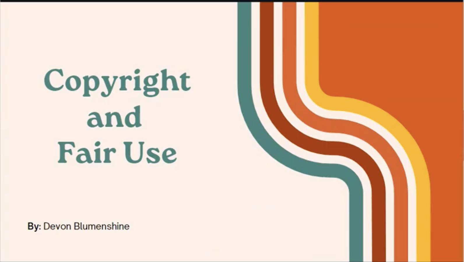 Screenshot from video presentation