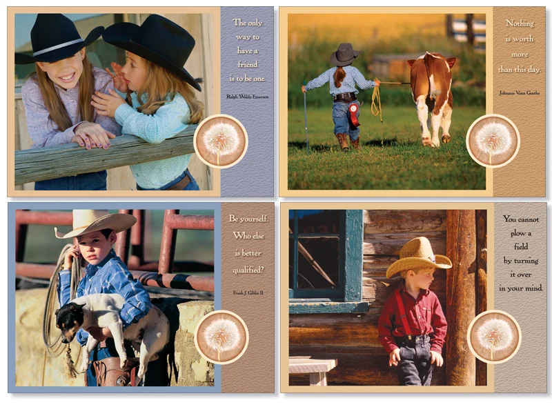 Cowboy Kids Series Blank Box Set-#10500