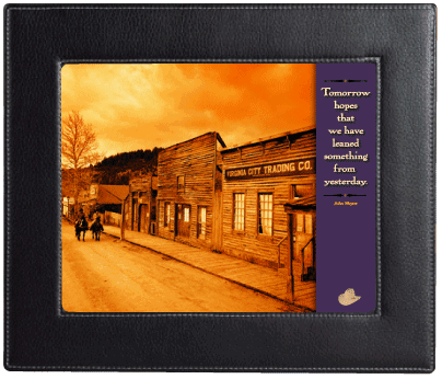 Ghost Town Virginia City Montana Framed Print