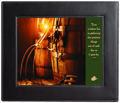 Pitchfork in the Barn Framed Print.gif