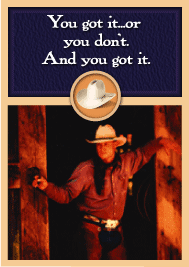 Cowboy in the Barn Magnet