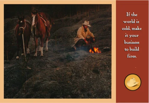 Cowboy Campfire-#40123