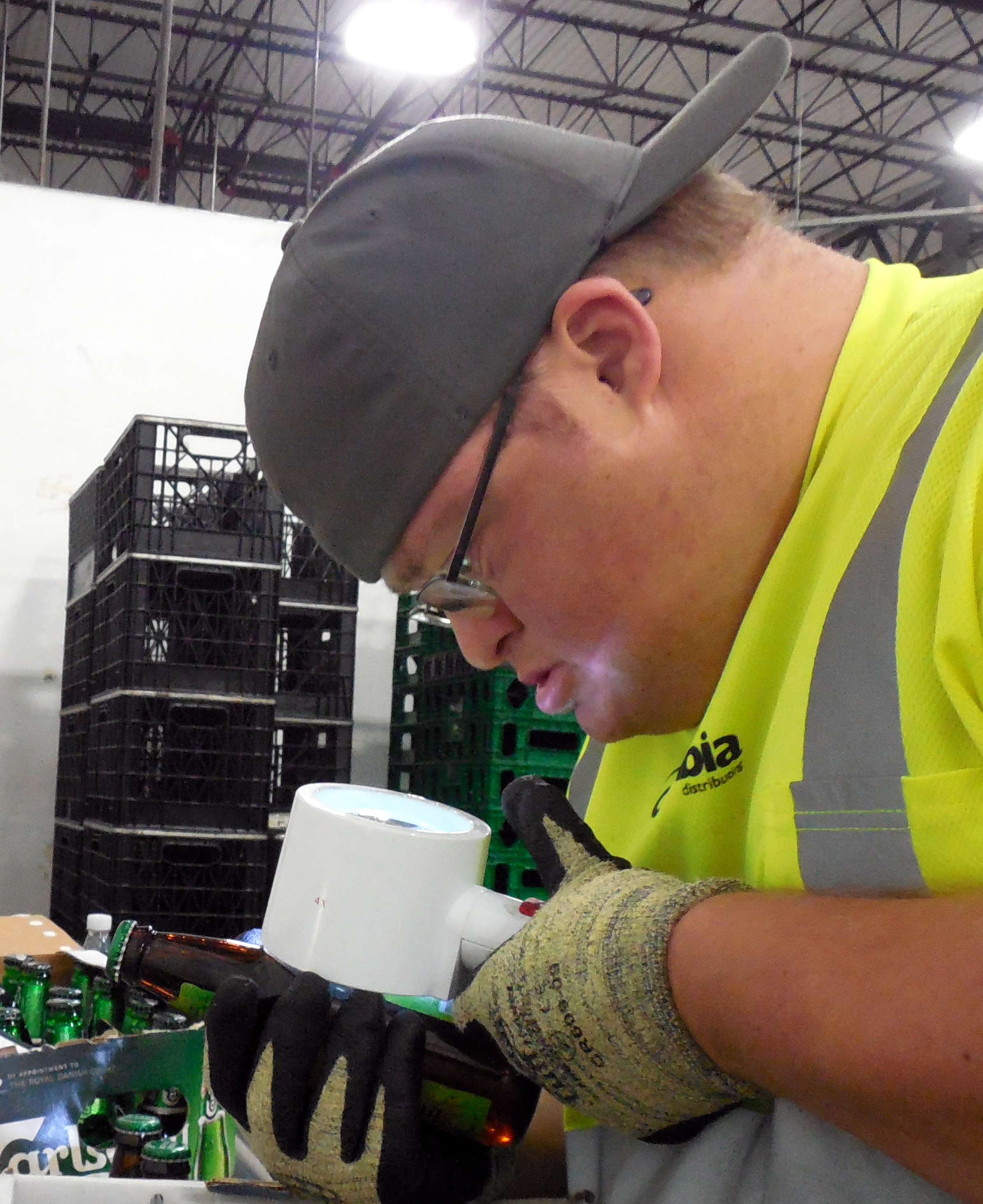 Dan Inspecting Product Dates