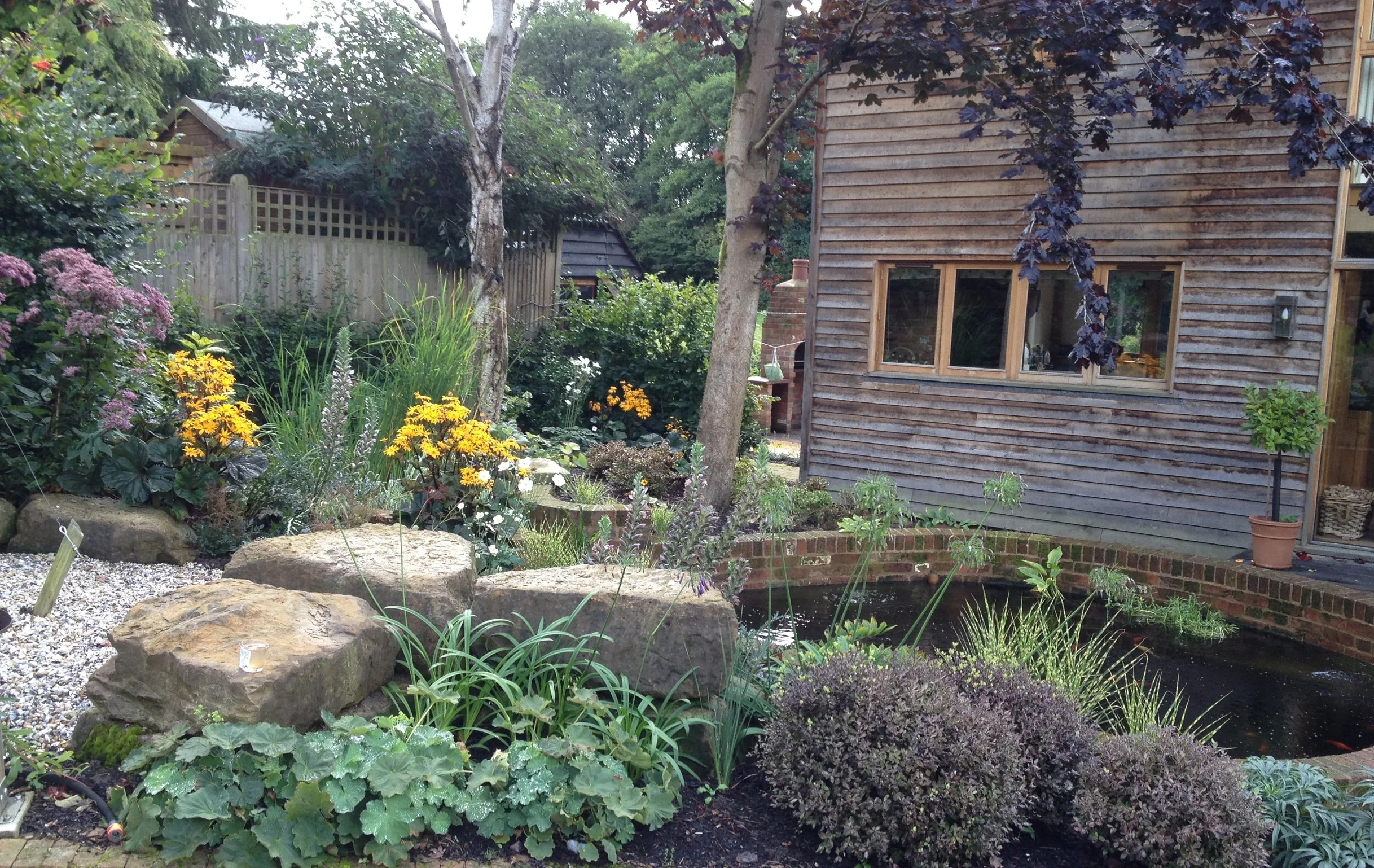 Rockery, Pond & Planting