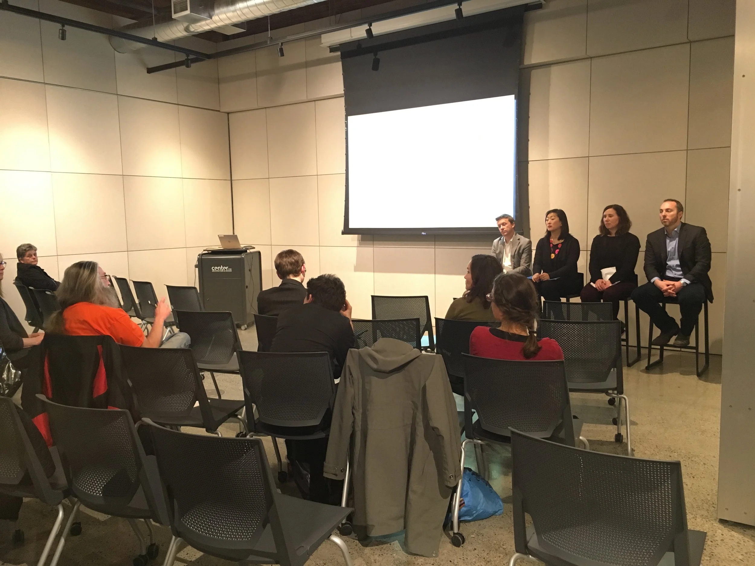 The event allows community members to share their thoughts on the family-sized housing issue. | Photo by Sapphire Chan