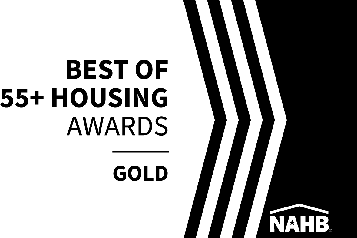 2018 Best of 55+ Housing Awards Gold 