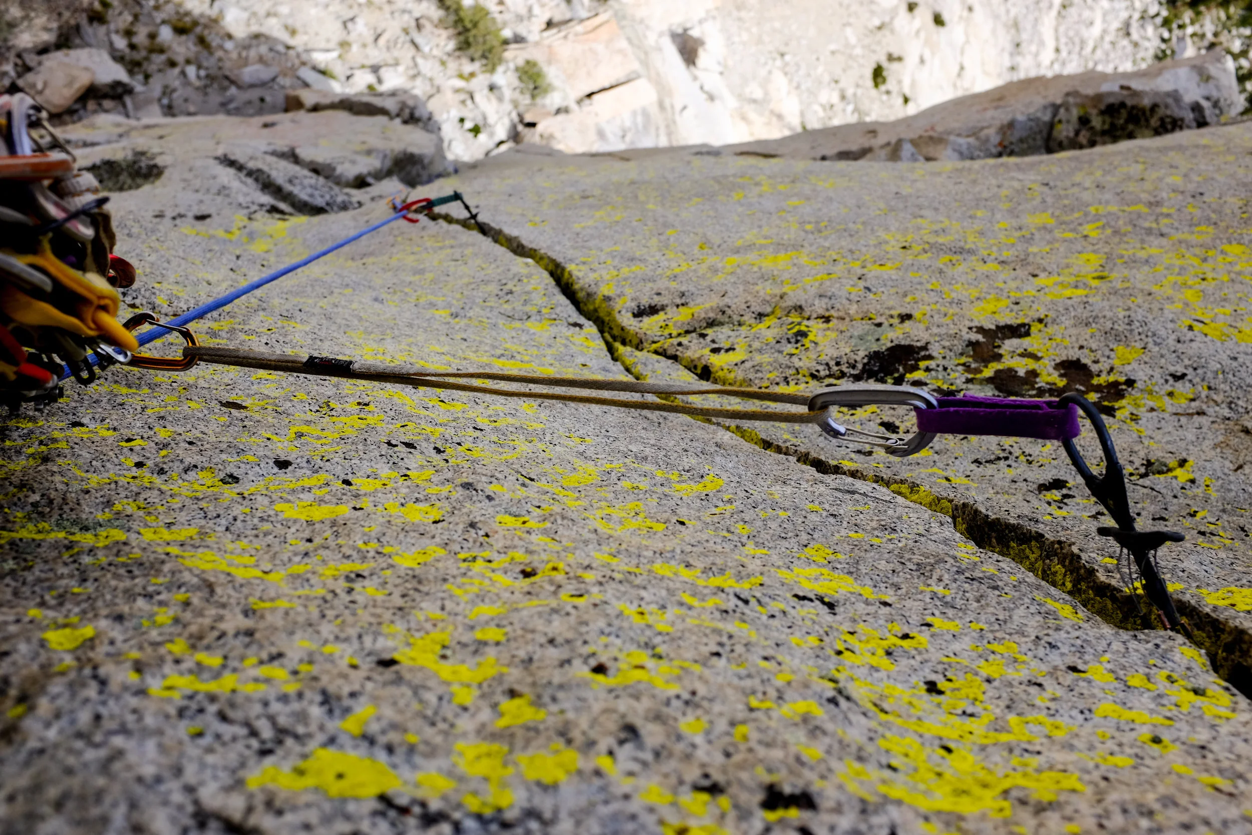 PDL / Me and My Arrow Some of the hardest terrain I've ever solo'd on a PDL. Picture taken with one hand hanging from a jug - 60' fall potential.