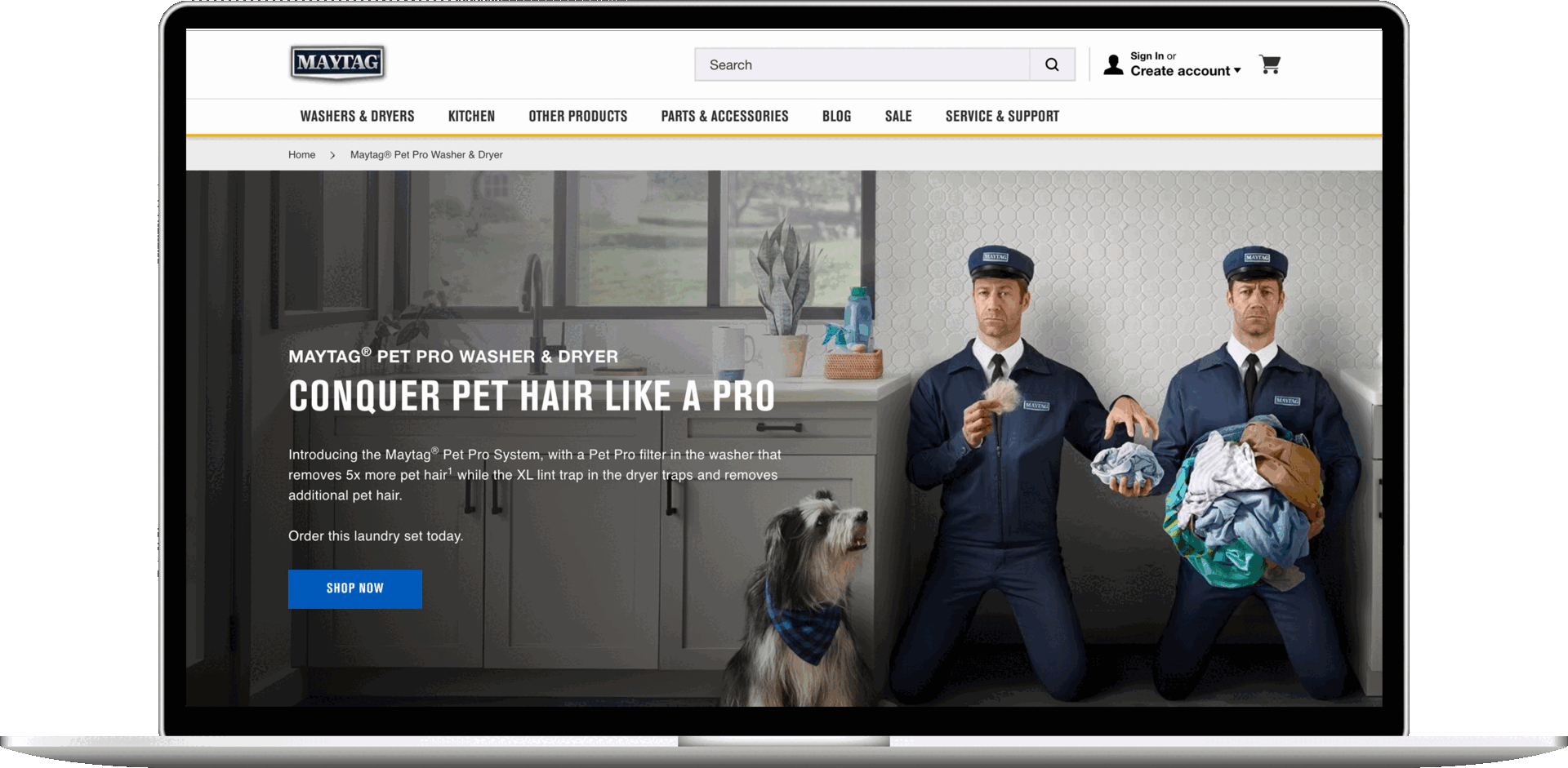 Pet Pro System Landing Page 