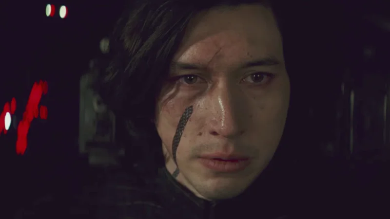 Adam Driver in a star-making, Oscar-worthy performance as Kylo Ren/Ben Solo