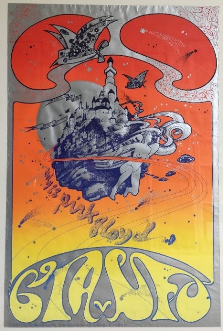 OA 114 CIA Pink Floyd at UFO Club concert poster