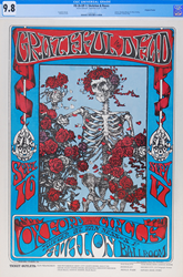 This Grateful Dead Skeleton and Roses concert poster recently sold for a record $56,400