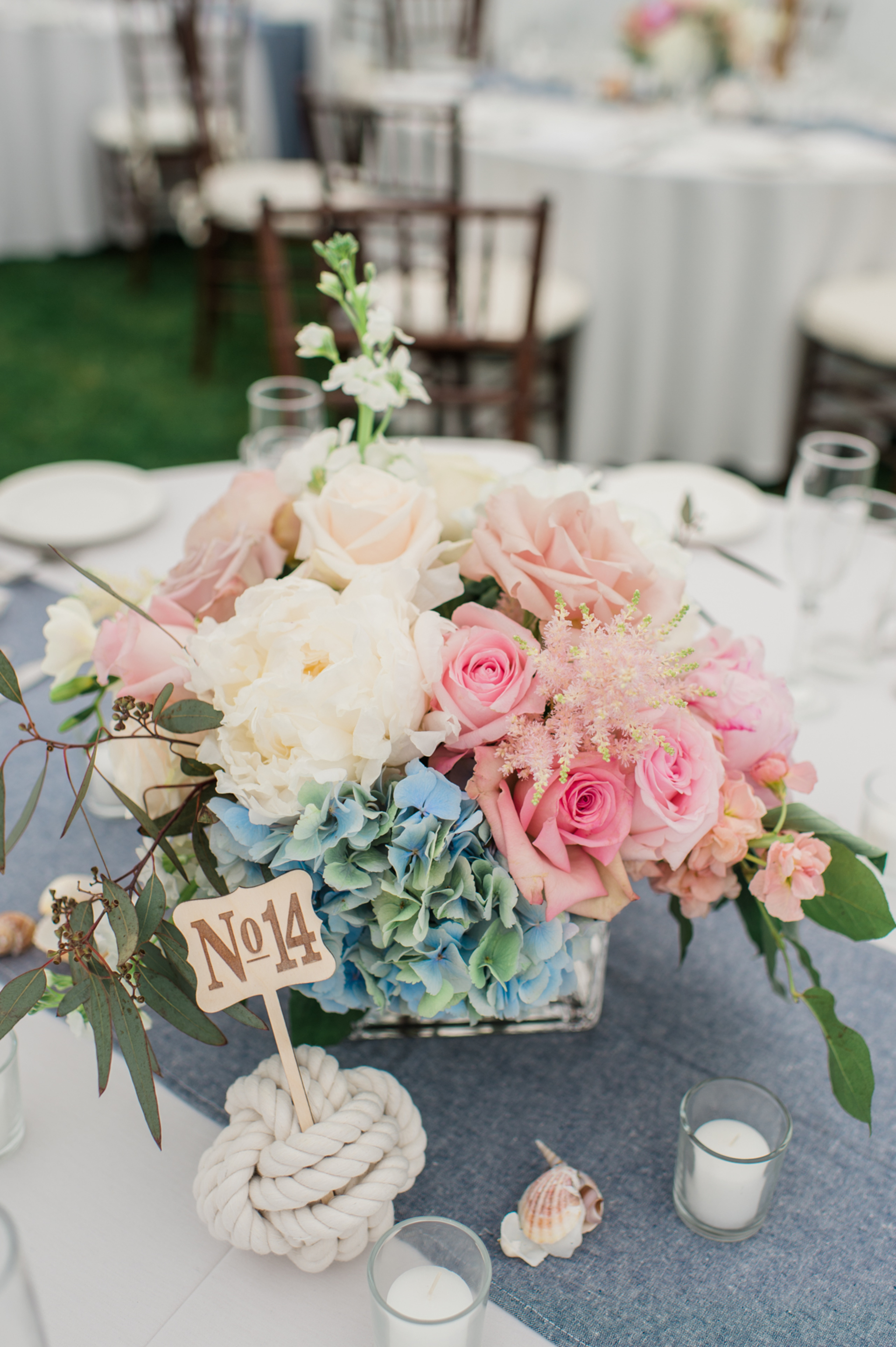 Pastel hued wedding with a Nautical touch on Brides and Weddings