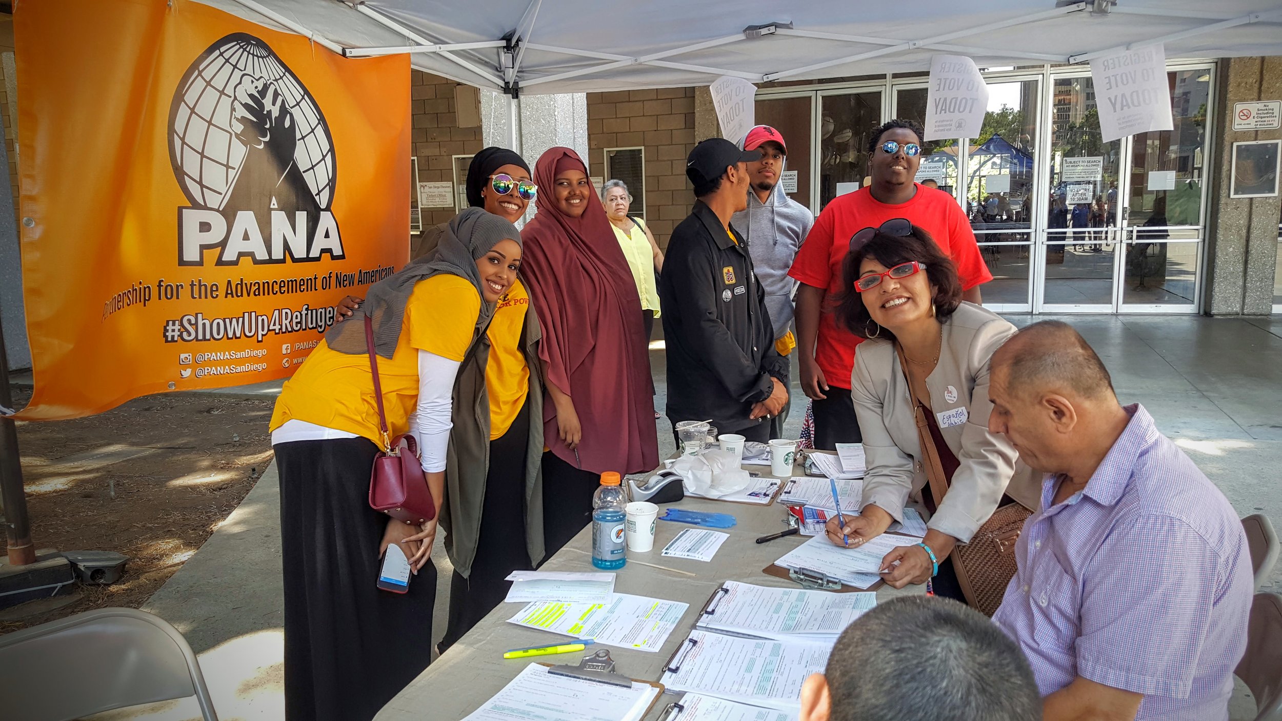 Summer Voter Registration Drive - 731 new voters