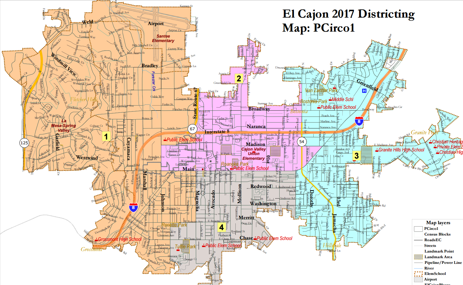 El Cajon’s New Majority-Minority Districts