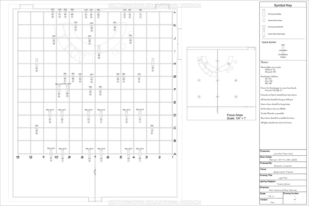 Lighting Paperwork — Timothy Simon Designs