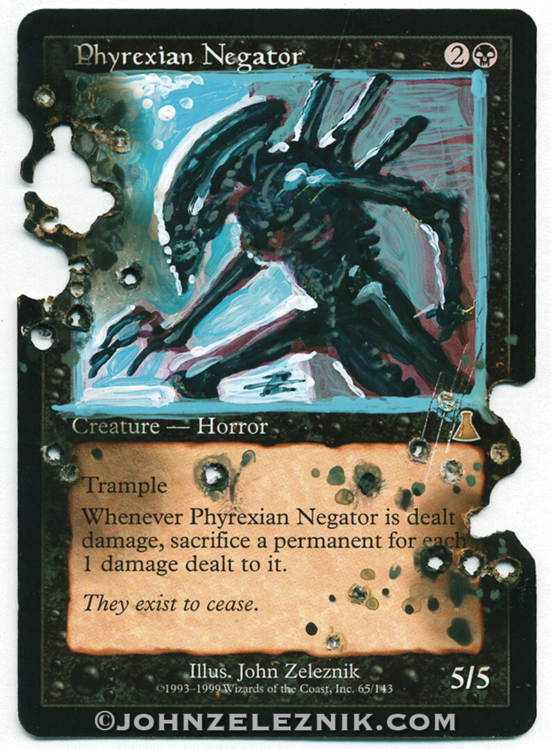 "Alien" modified Phyrexian Negator