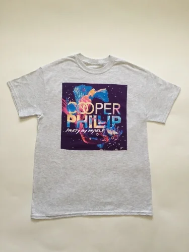 Party By Myself T-Shirt (Grey)