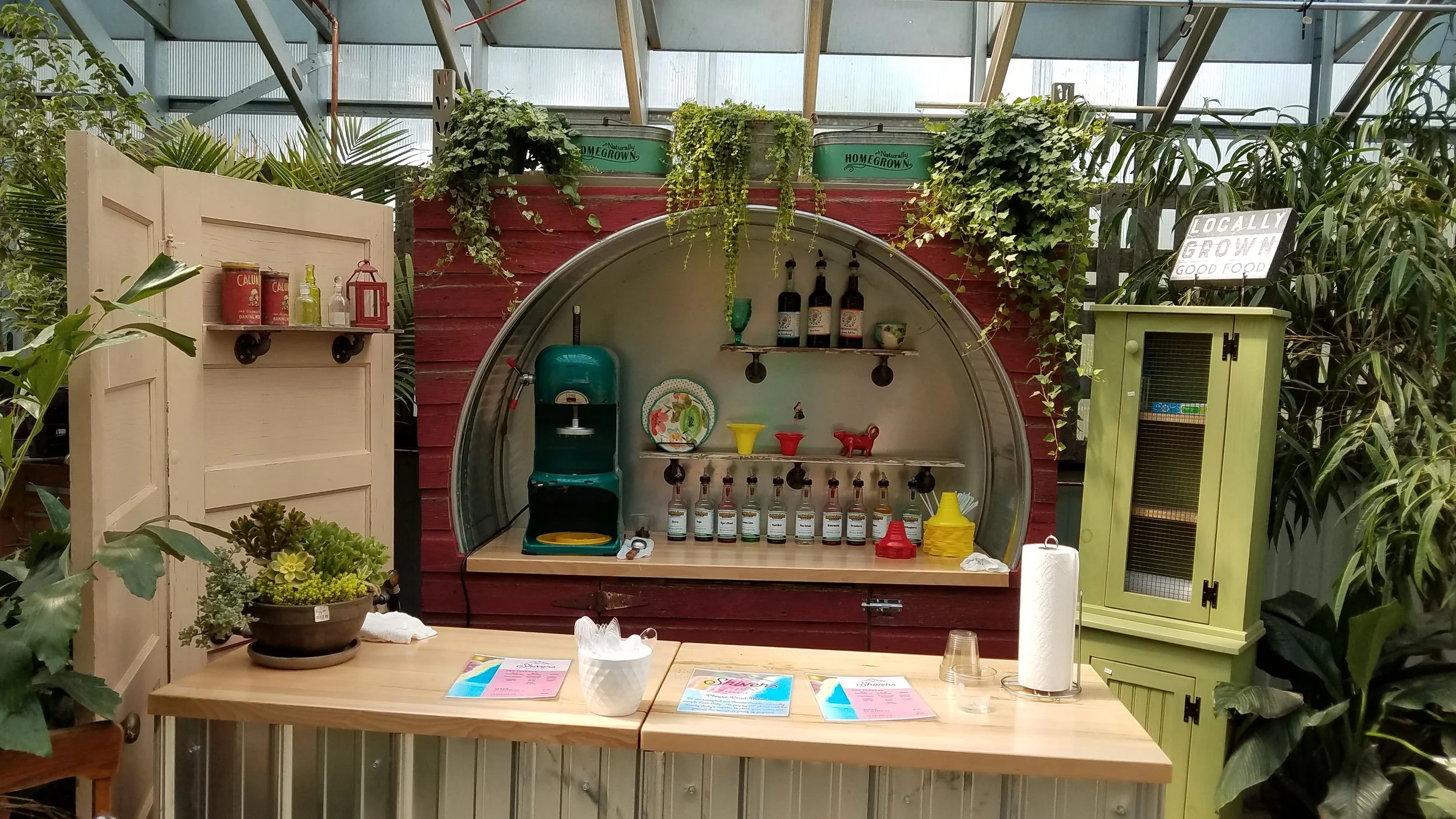 Shivers stand located in Handy Andy's Nursery