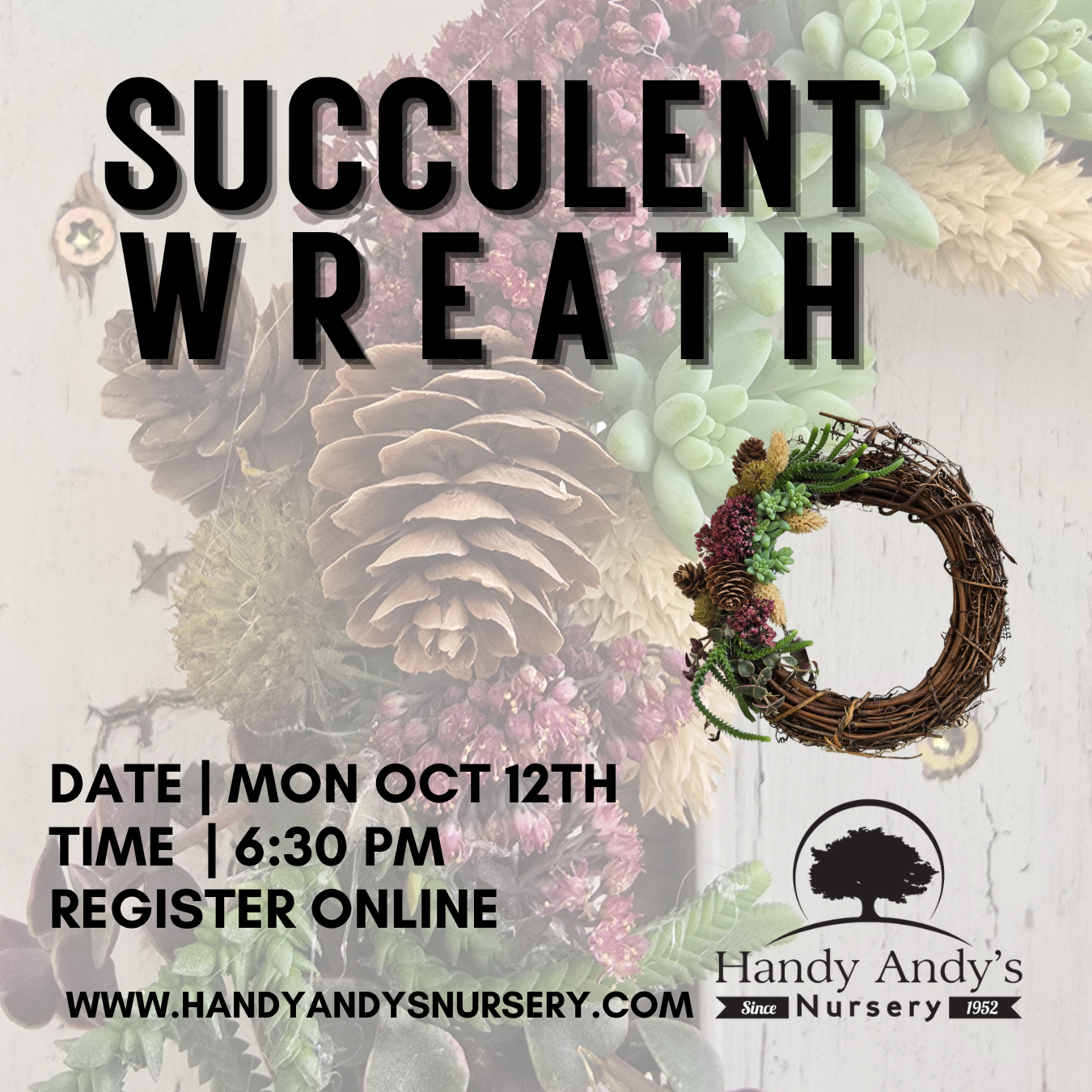 SUCCULENT WREATH