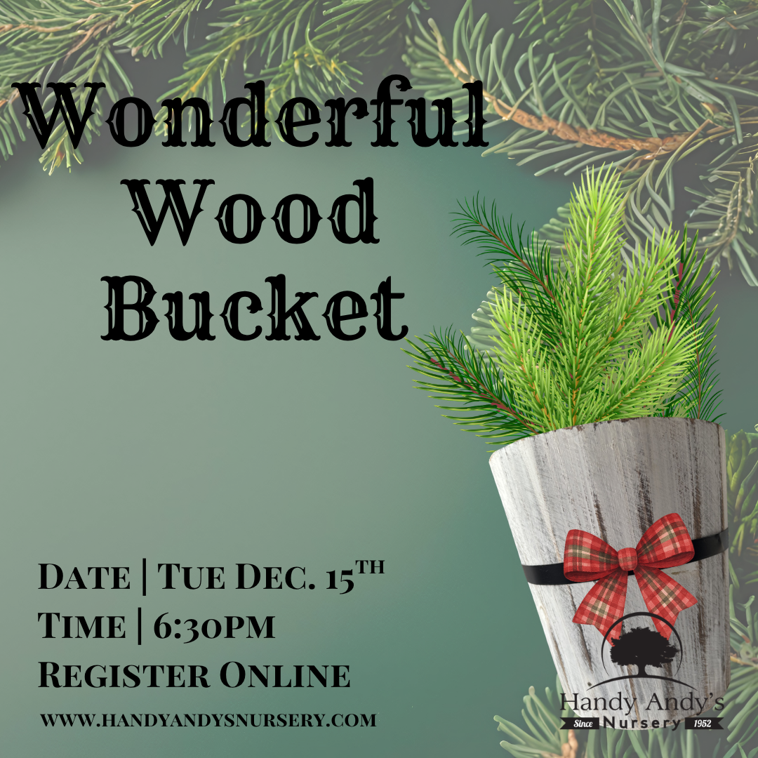 WONDERFUL WOOD BUCKET