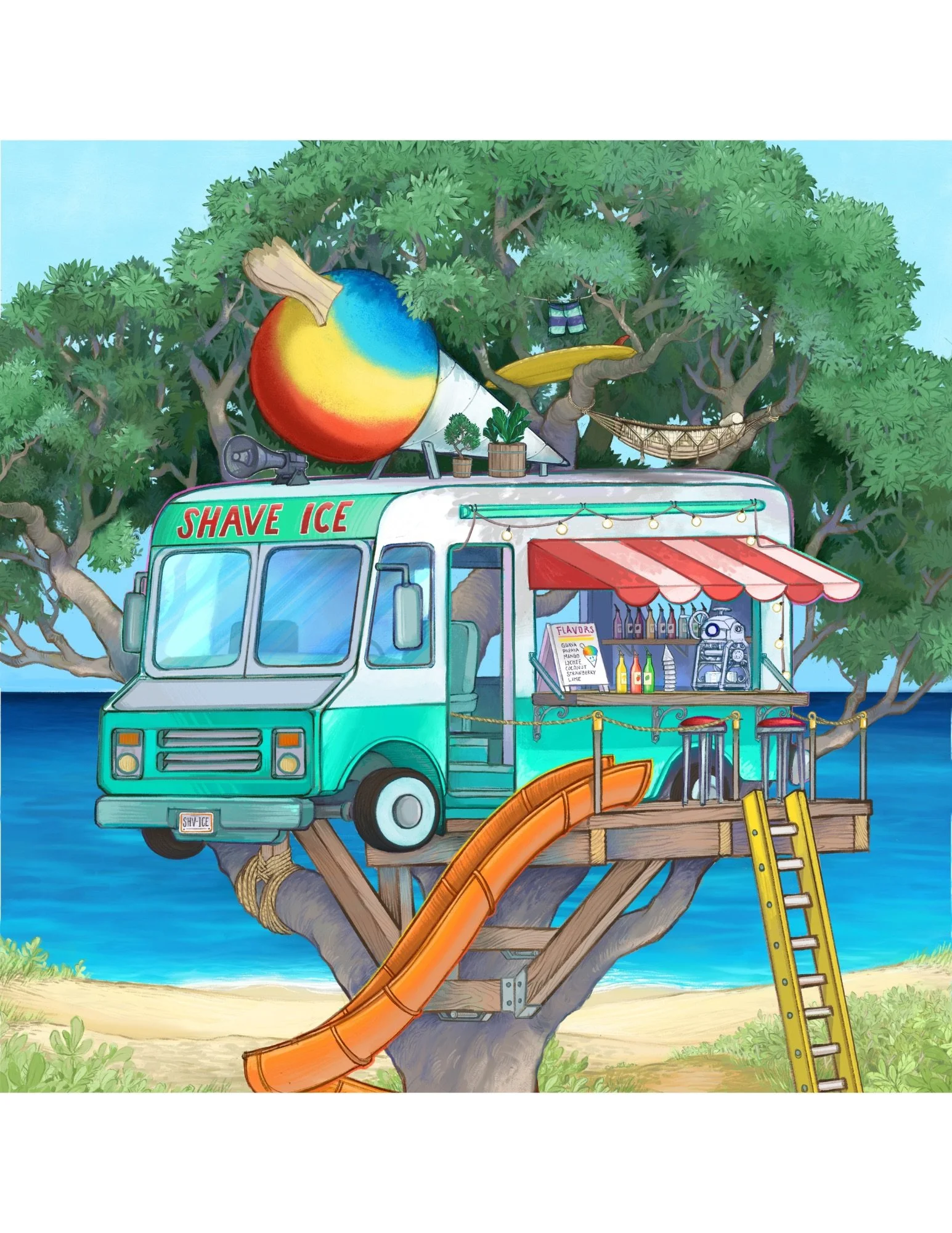 Shave Ice Treetruck