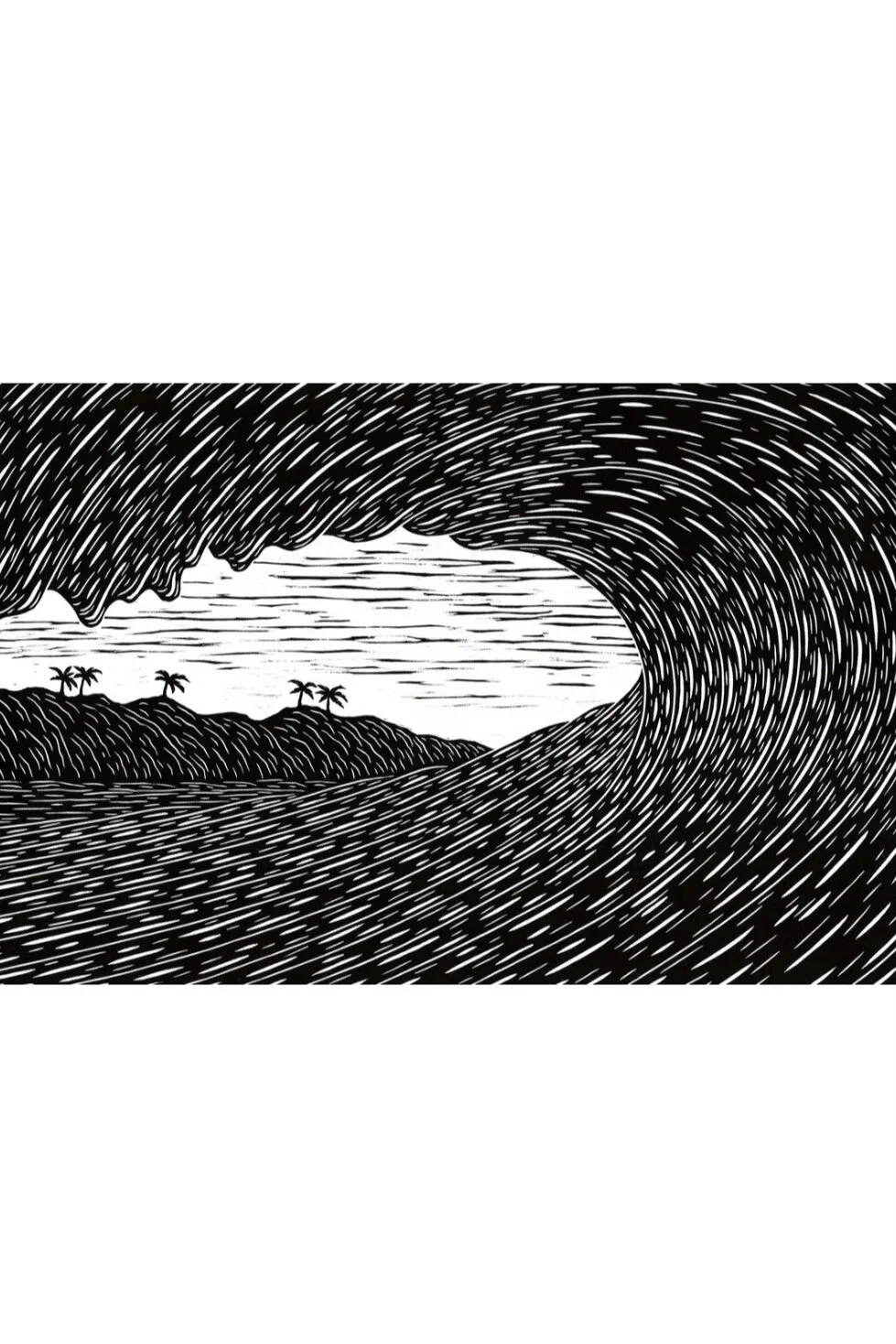 【p258k】 KEAN ARTS Steven kean 2016 額 ハワイ Modern Surf Artist / Printmaker based on Oahu, HI | Kean