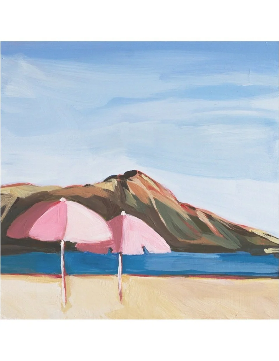 Pink Umbrellas