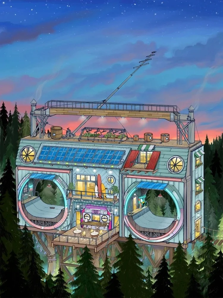 Boombox Treehouse