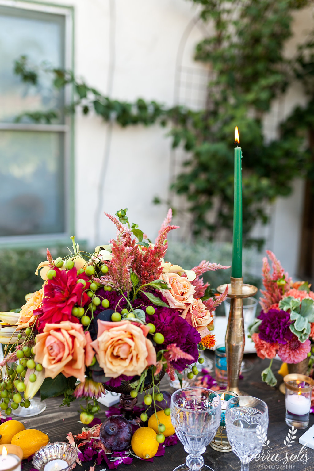 Colorful Backyard Anniversary Party