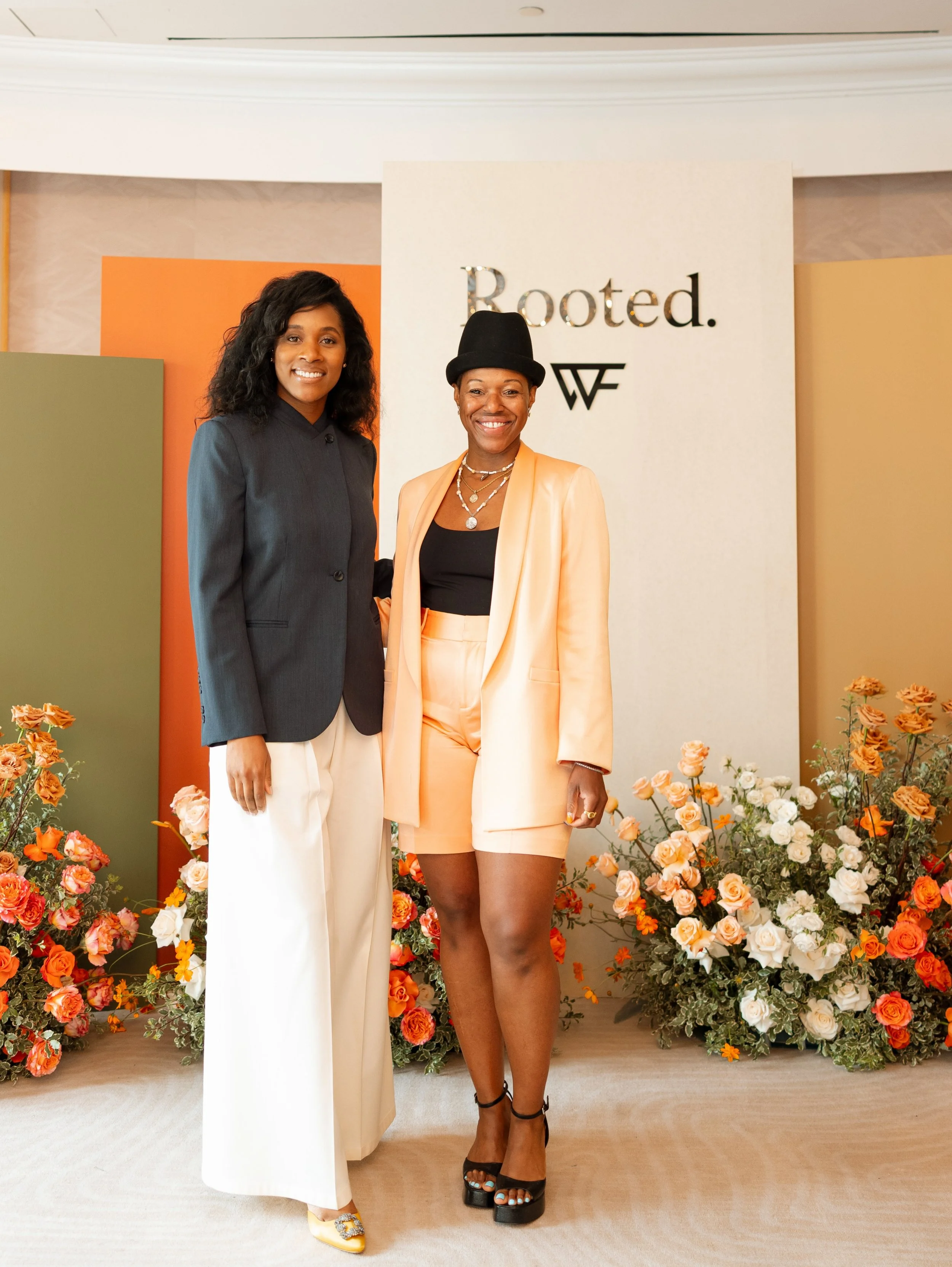 Rooted by @ninawestbrook and the @whynotfoundation was powerful. It was an honor to lead the opening meditation and closing prayer. I asked my fellow @letitbreakofficial sister @mavenlyferealestate about the event when she shared it in our groupchat.