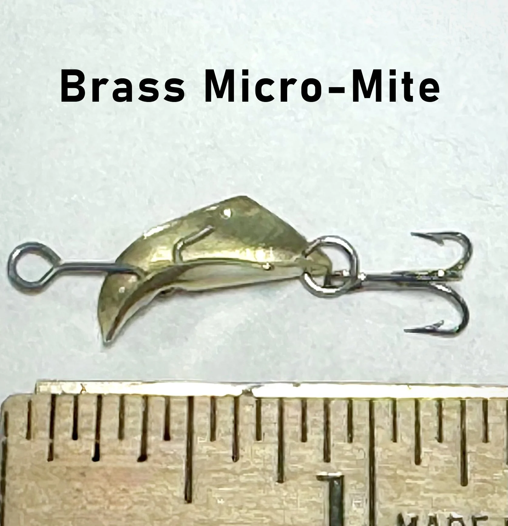 Brass Micro-Mite Metlfly Fishing Lure