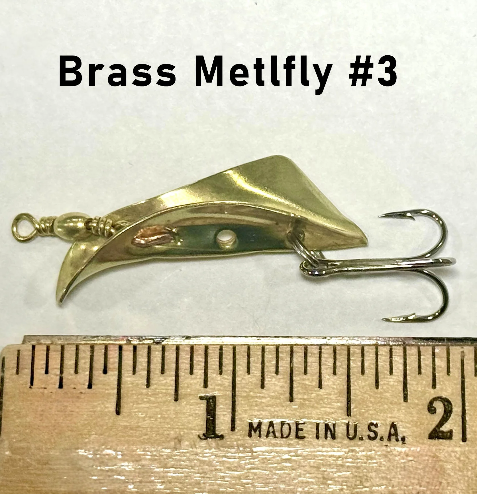 Brass Metlfly #3 Fishing Lure