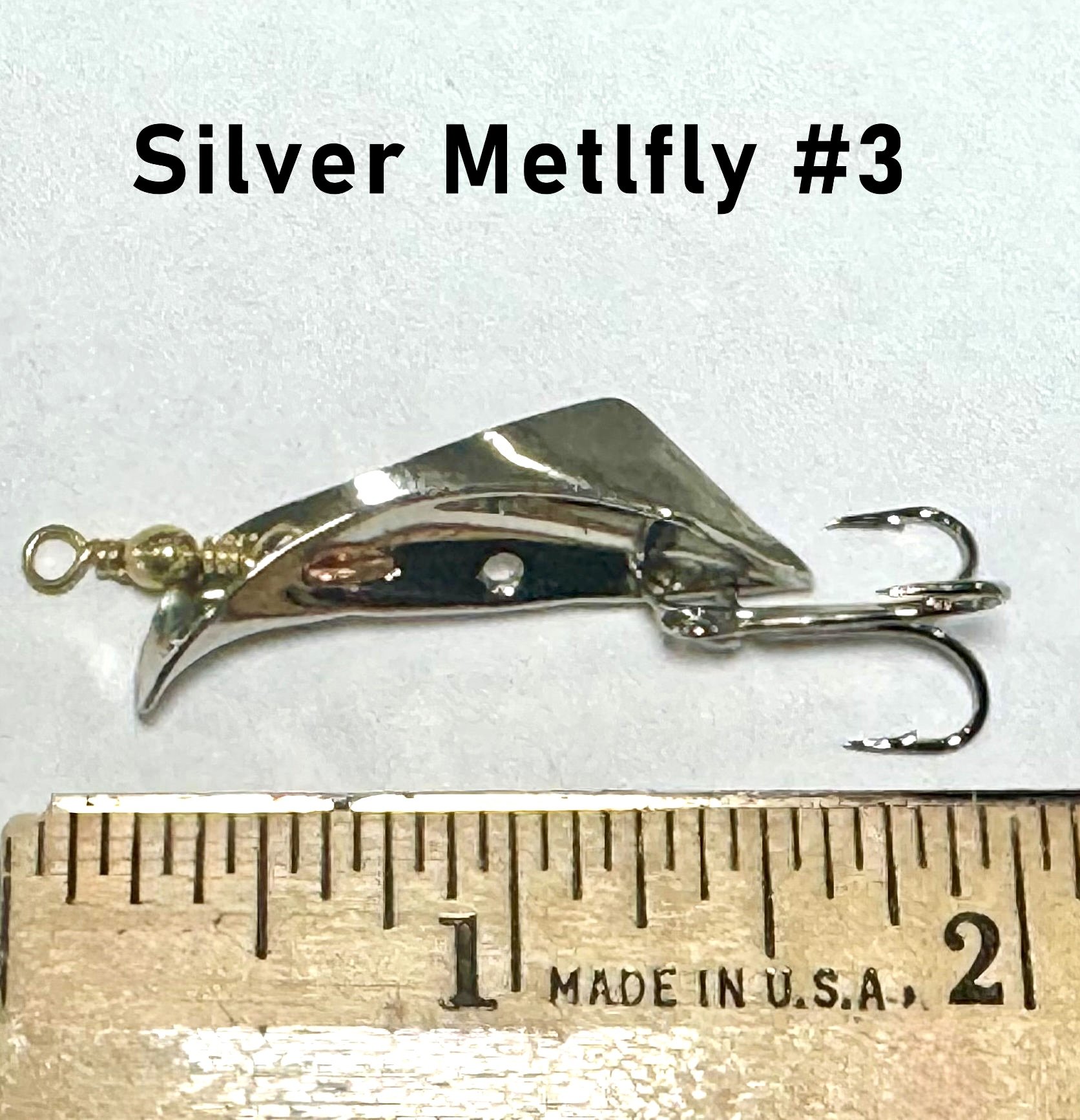 Silver Metlfly #3 Fishing Lure
