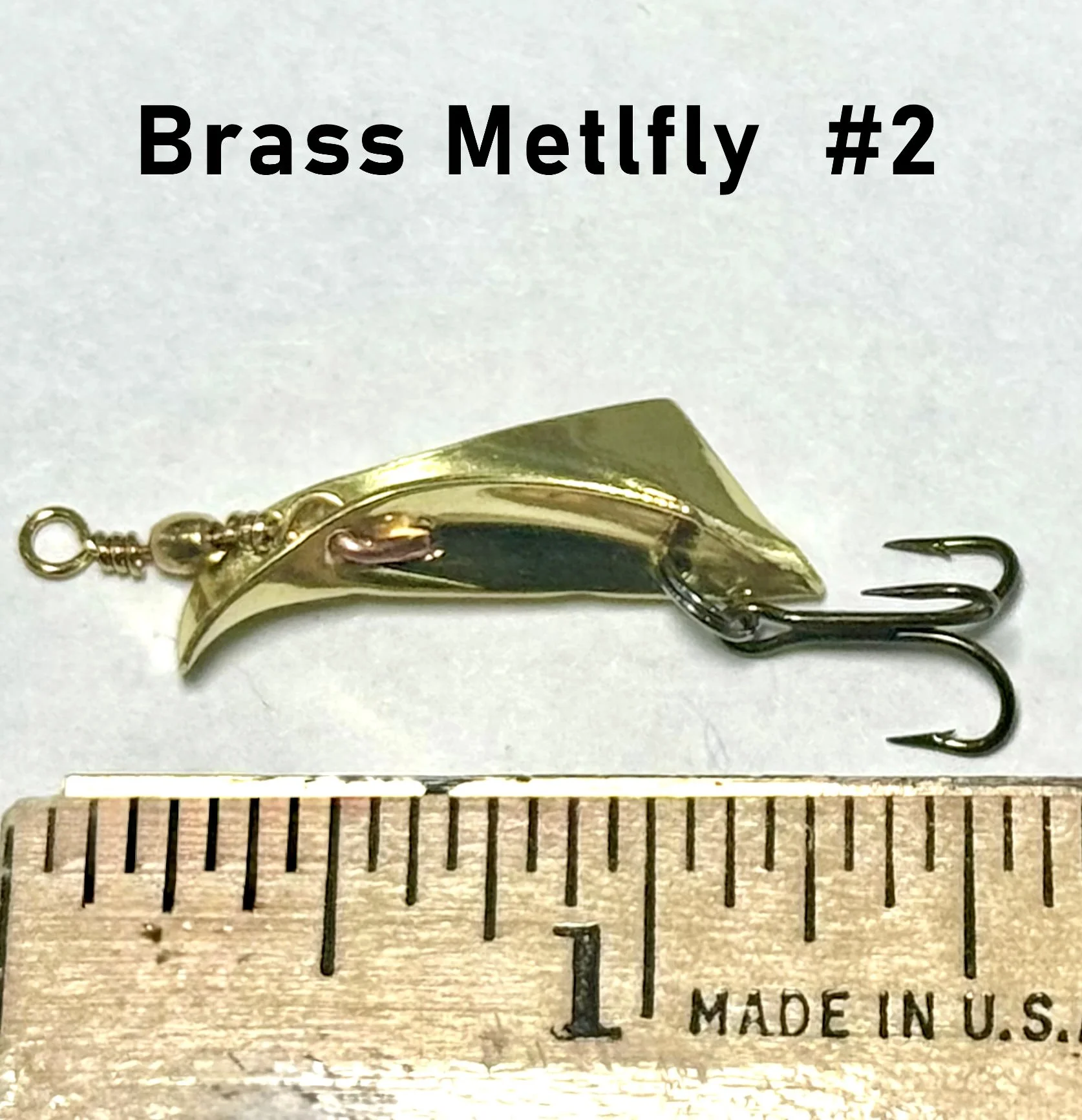 Brass Metlfly #2 Fishing Lure