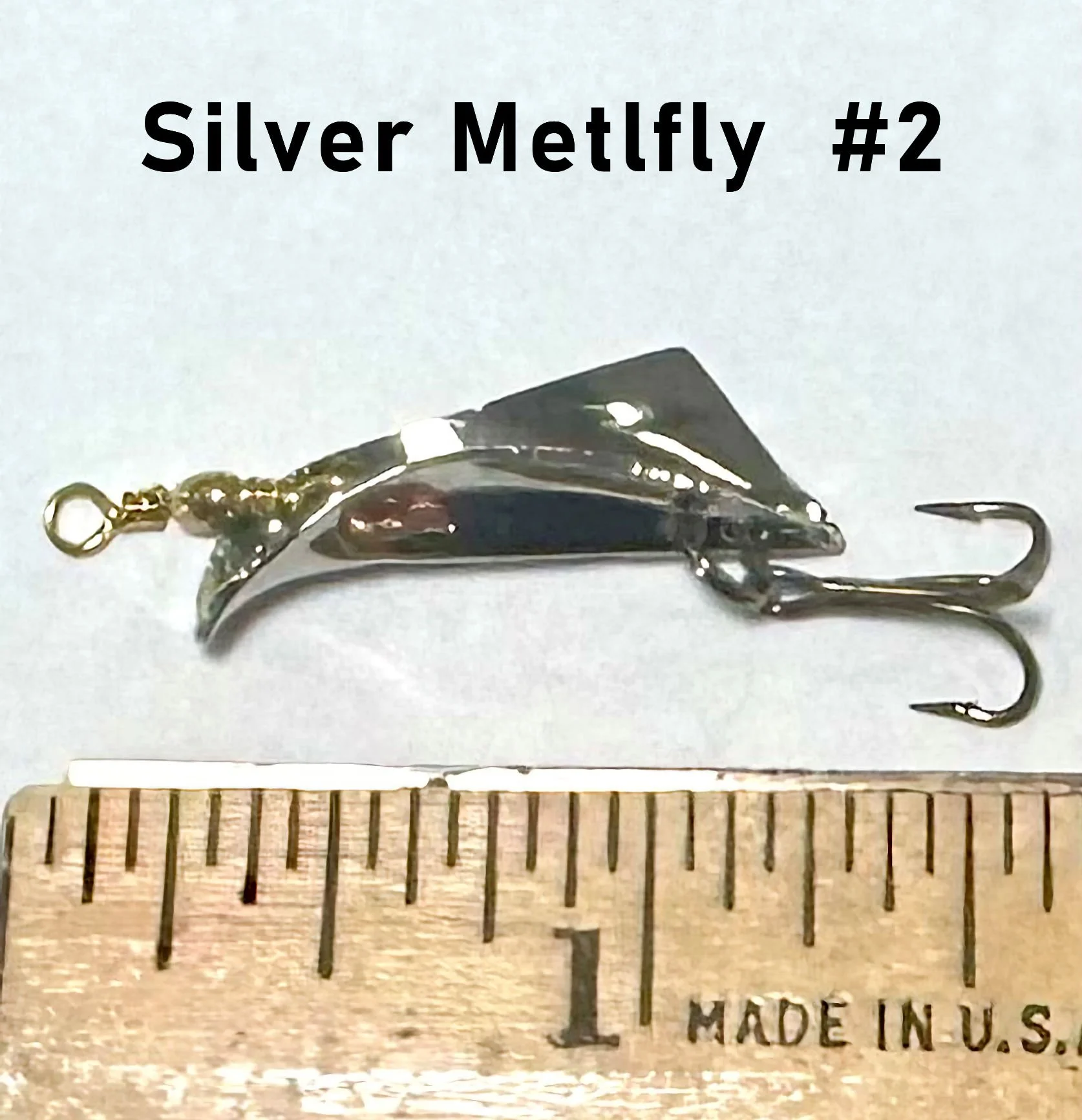 Silver Metlfly #2 Fishing Lure
