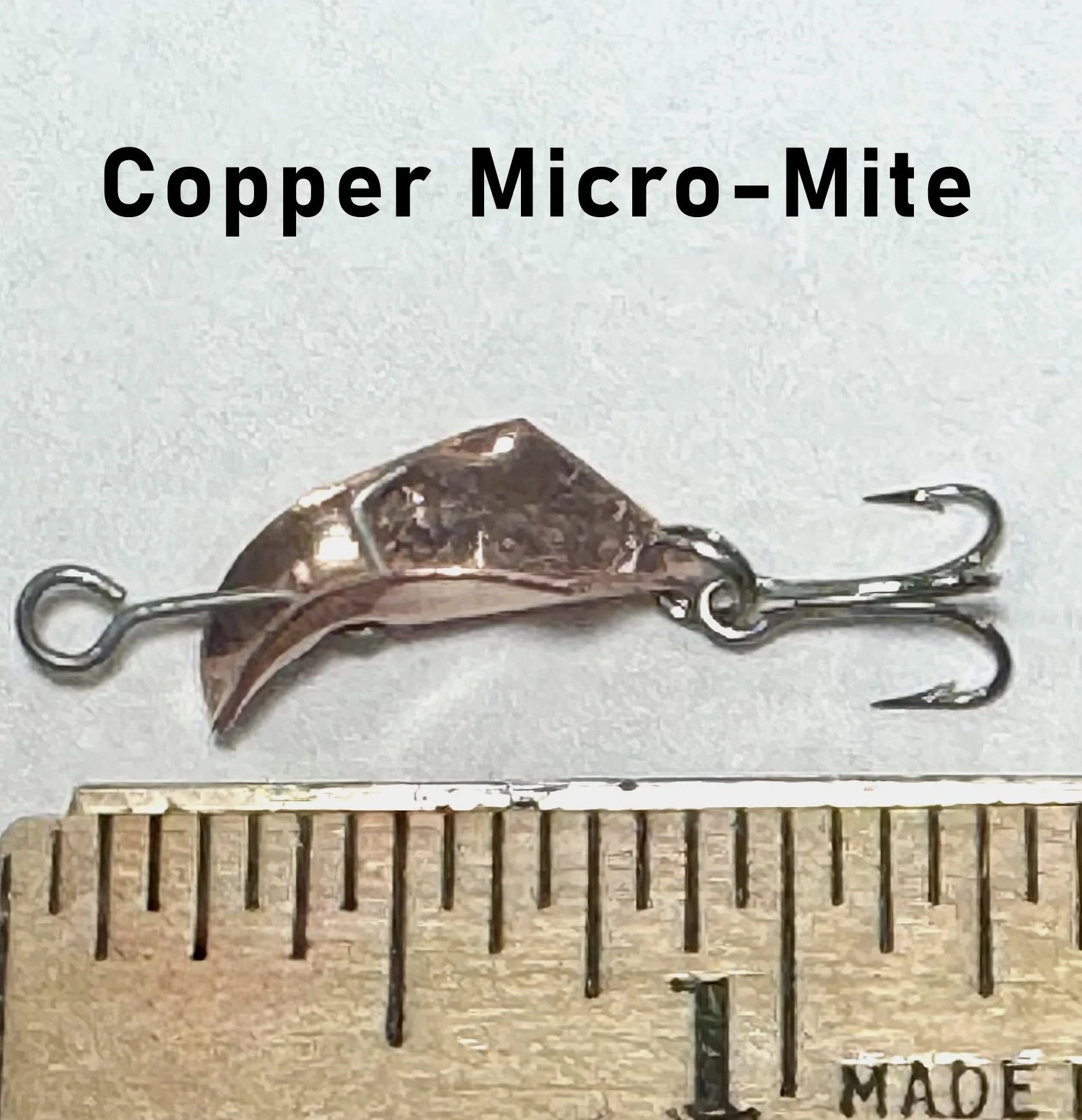 Copper Micro-Mite Metlfly Fishing Lure