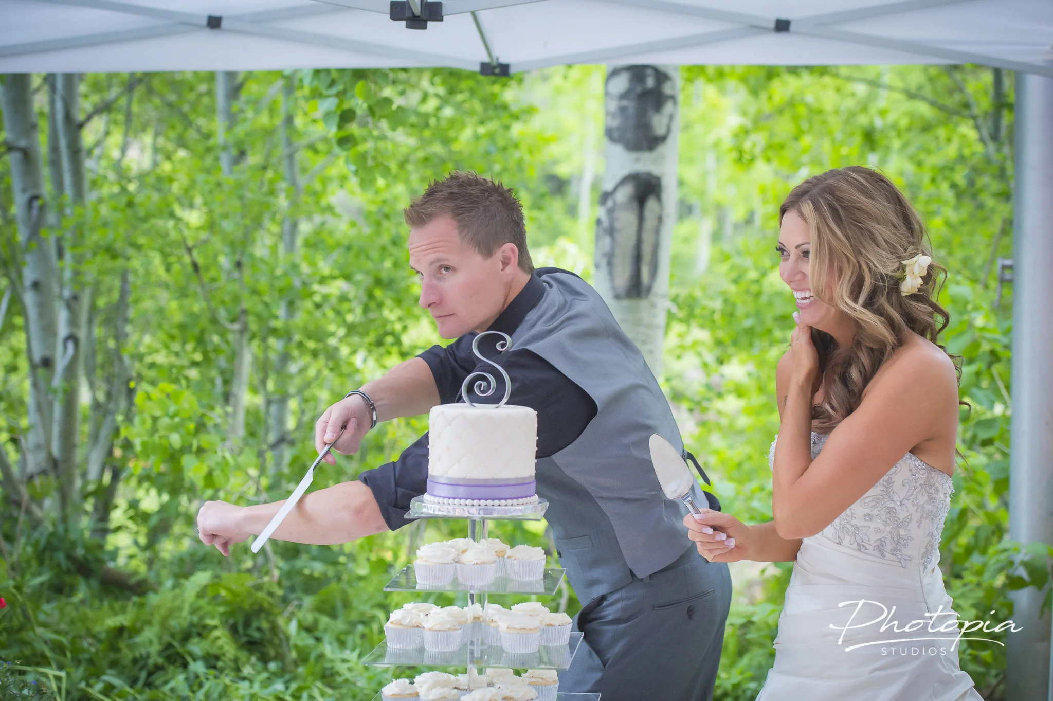 Christie and Jerimiah | Snowbird ski resort wedding