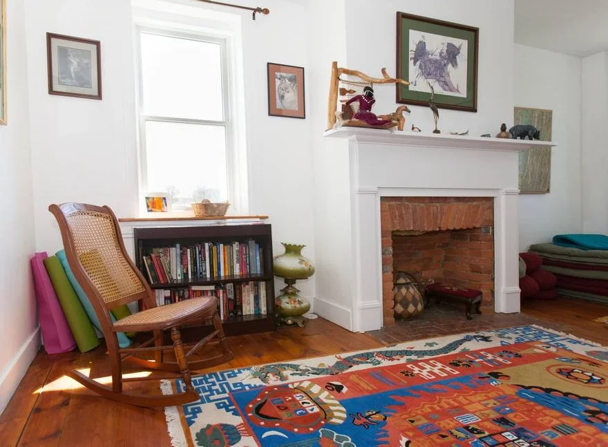 We have a dedicated meditation room for silence and contemplation.