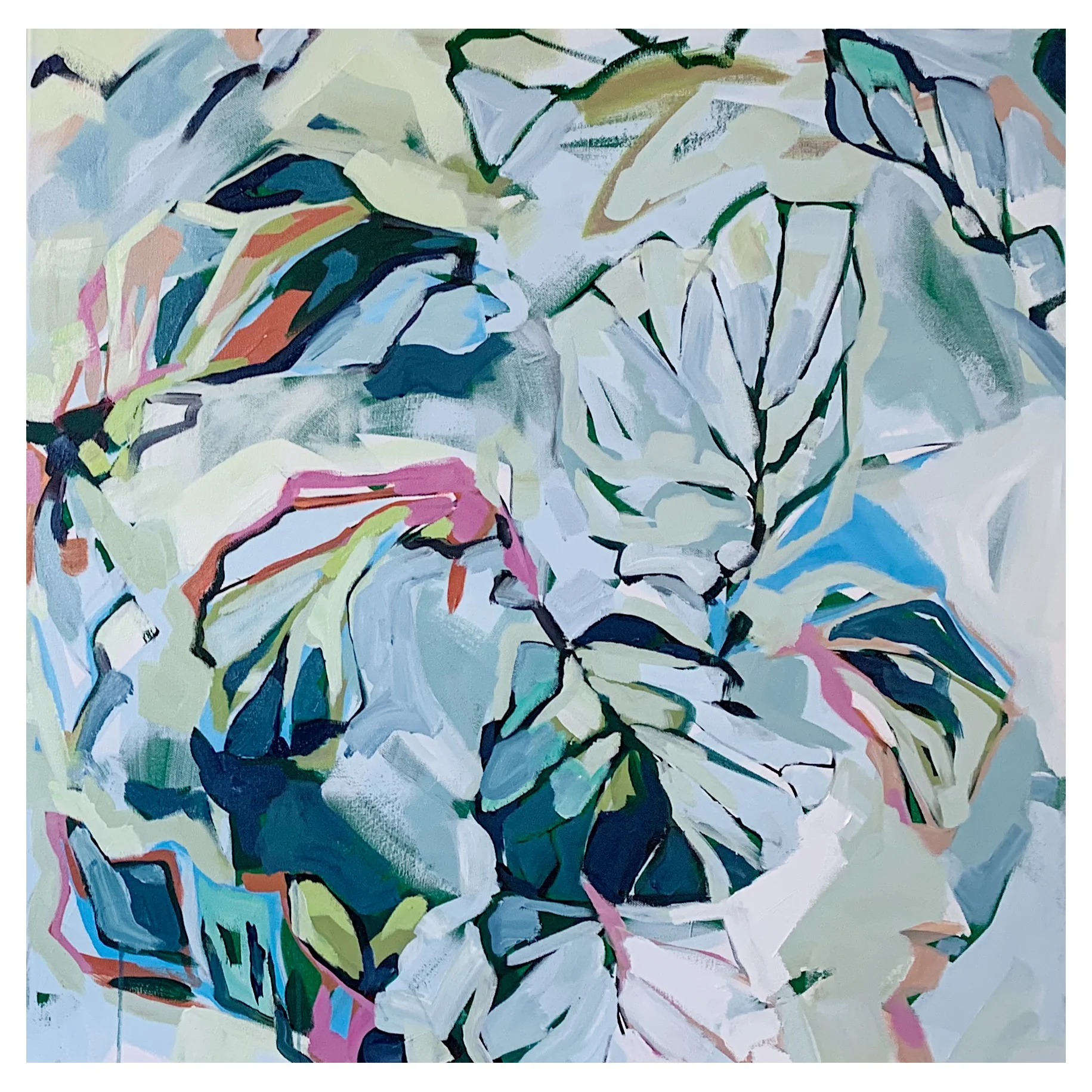 Cloudbusting IV. 30x30in oil on canvas.