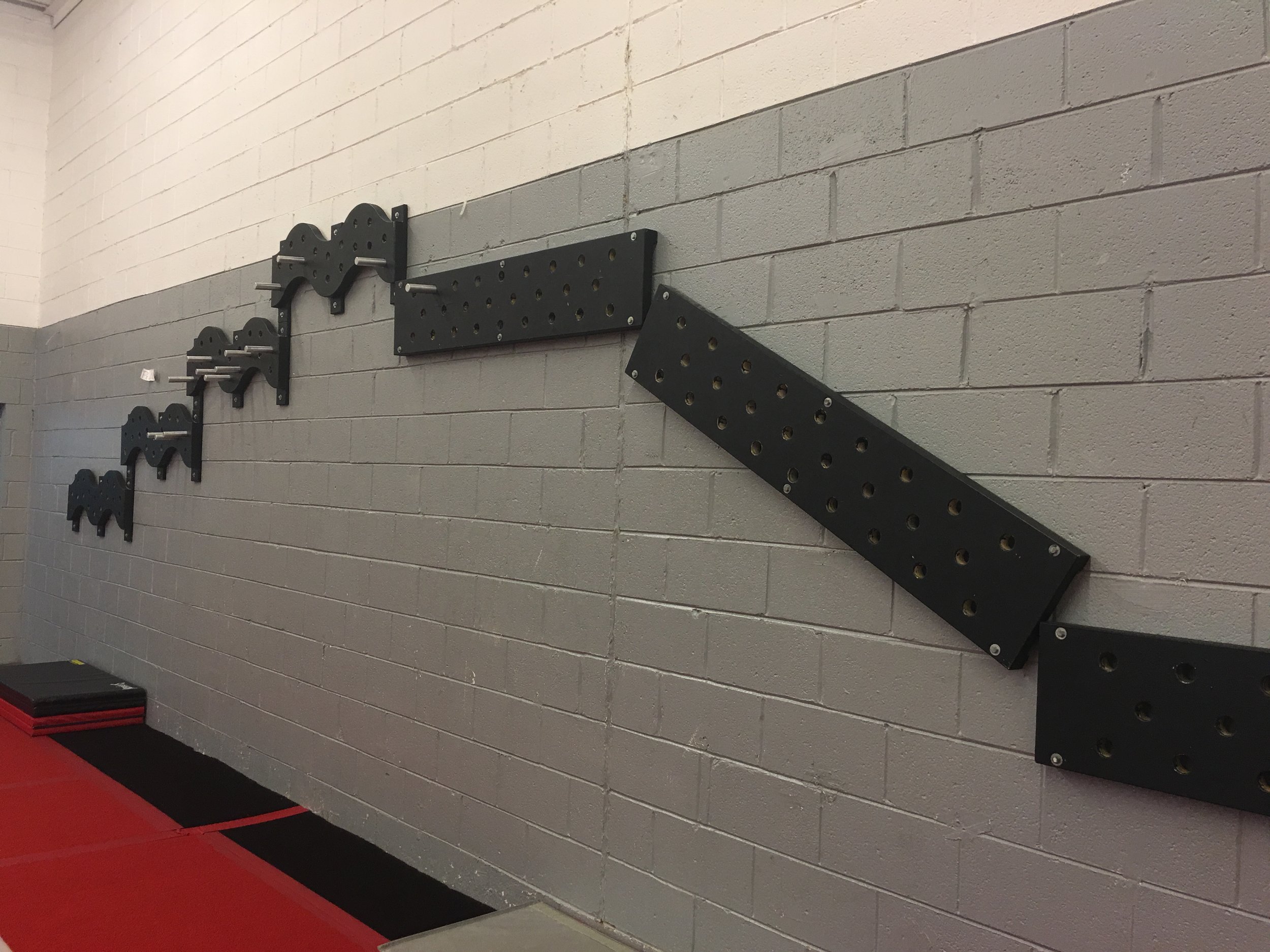 (Upper level) Ninja Strength, Peg board 