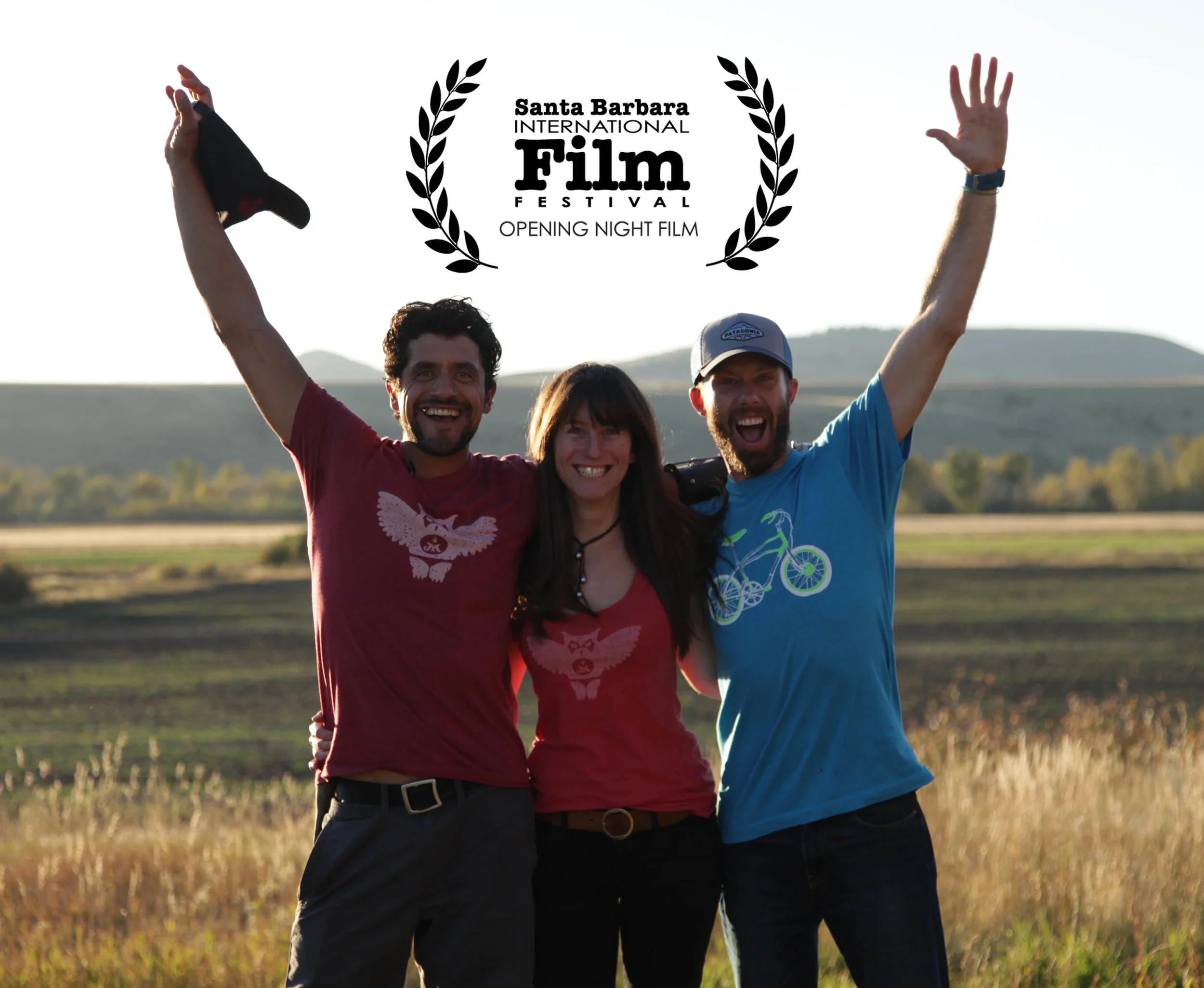Director Phill Baribeau, eduardo and I celebrate!
