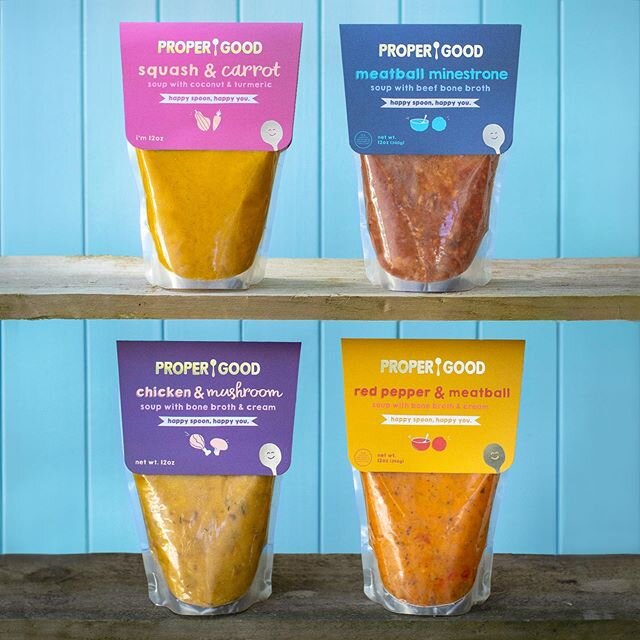Cheeky shoutout: my new soup brand is now selling healthy deliciousness at eatpropergood.com 🤗 My brother and I are souper stoked that it is out in the world and shipping right now! Woohoo! Check it out! 📦🥣😃 #eatpropergood #soup #healthymeals #fo