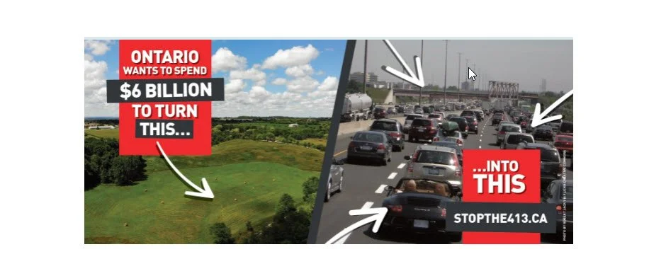 Not AGAIN .... Highway 413 is back on the table.